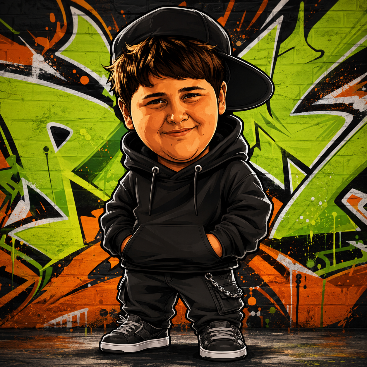 Logo Riky Lab con il volto cartoon di Riccardo